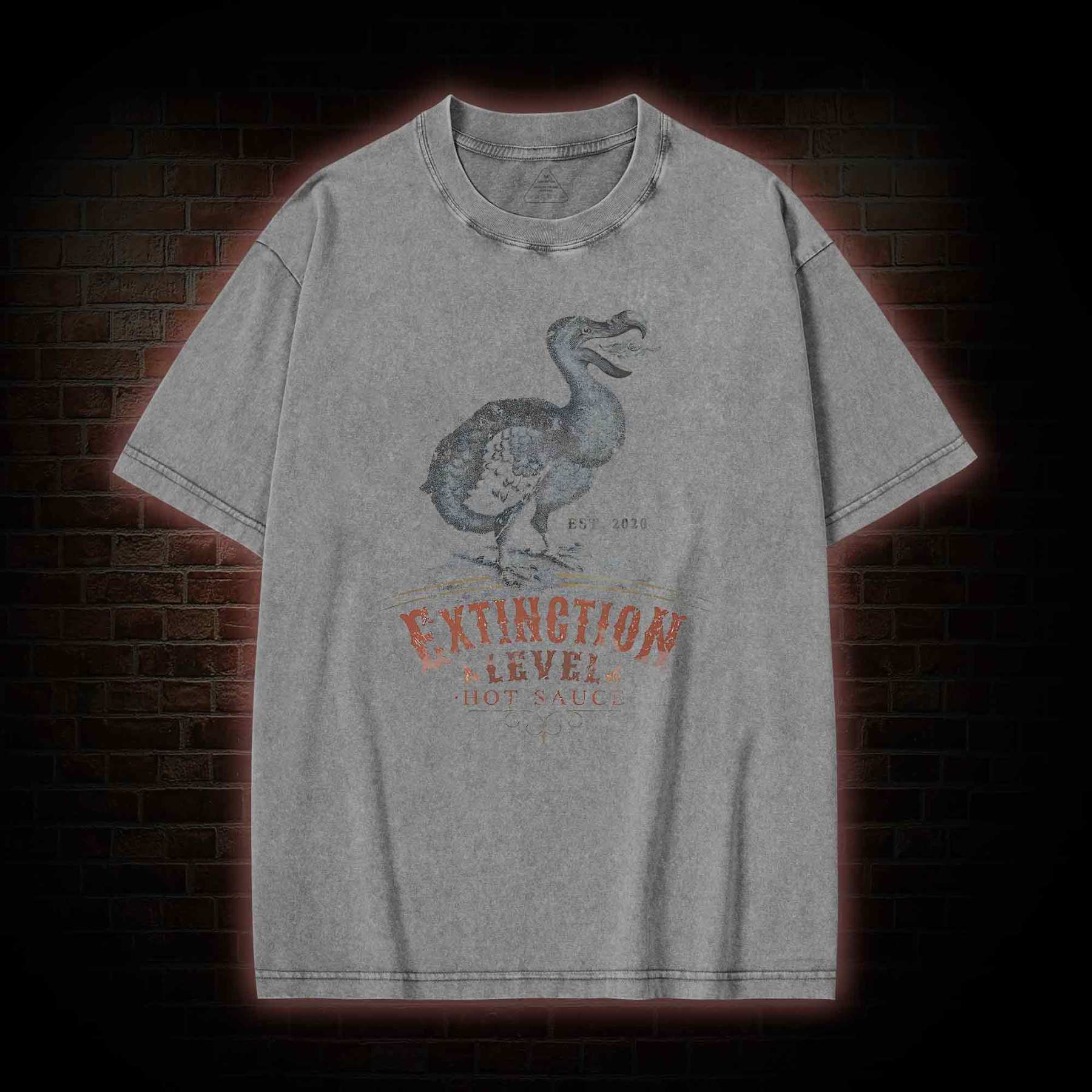 Extinction Level Hot Sauce Washed T-shirt