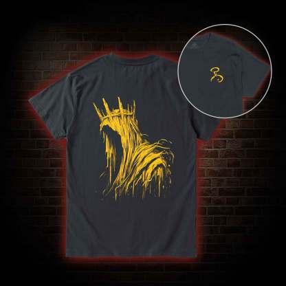 The King in Yellow Cthulhu Back Print T-Shirt