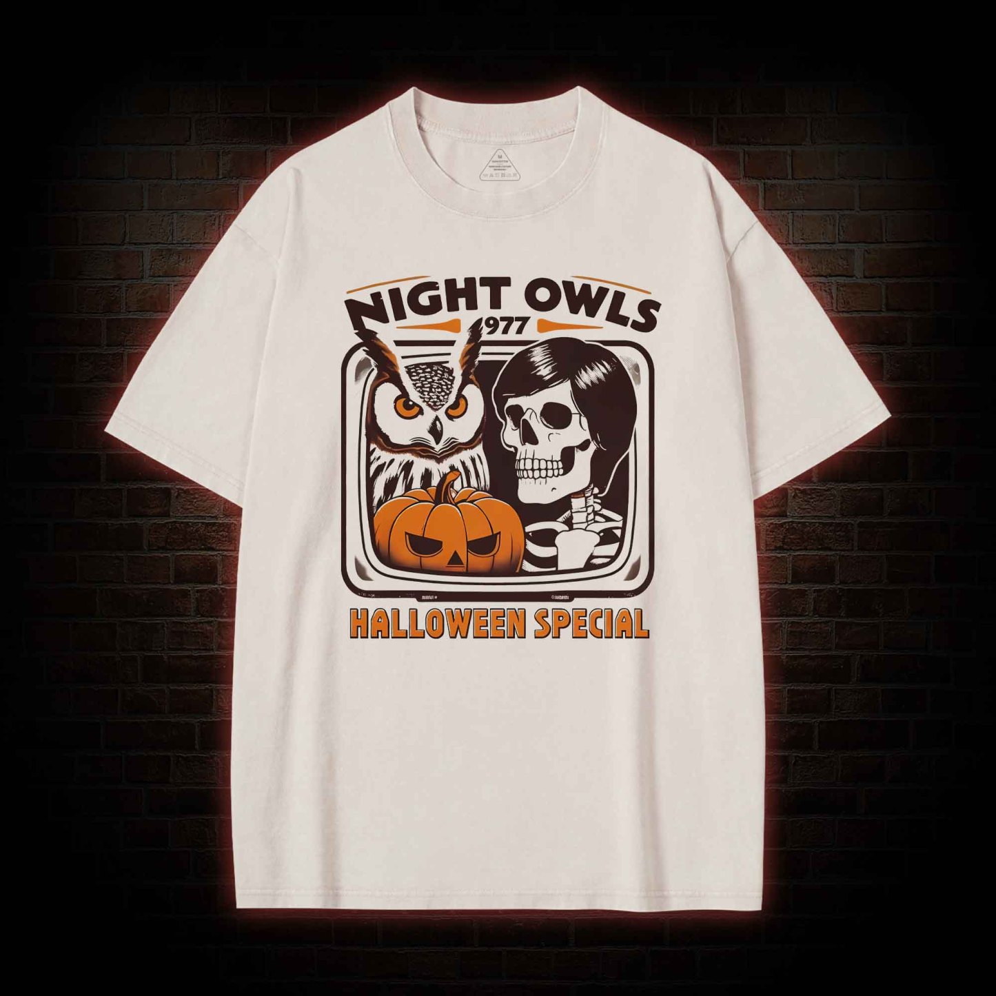 Night Owls Washed T-shirt