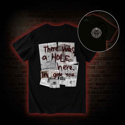 There Was a Hole Back Print T-Shirt