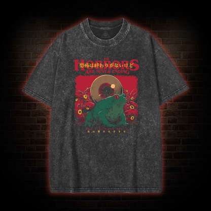 Horrors Are Never Ending Yet I remain Silly Washed T-shirt