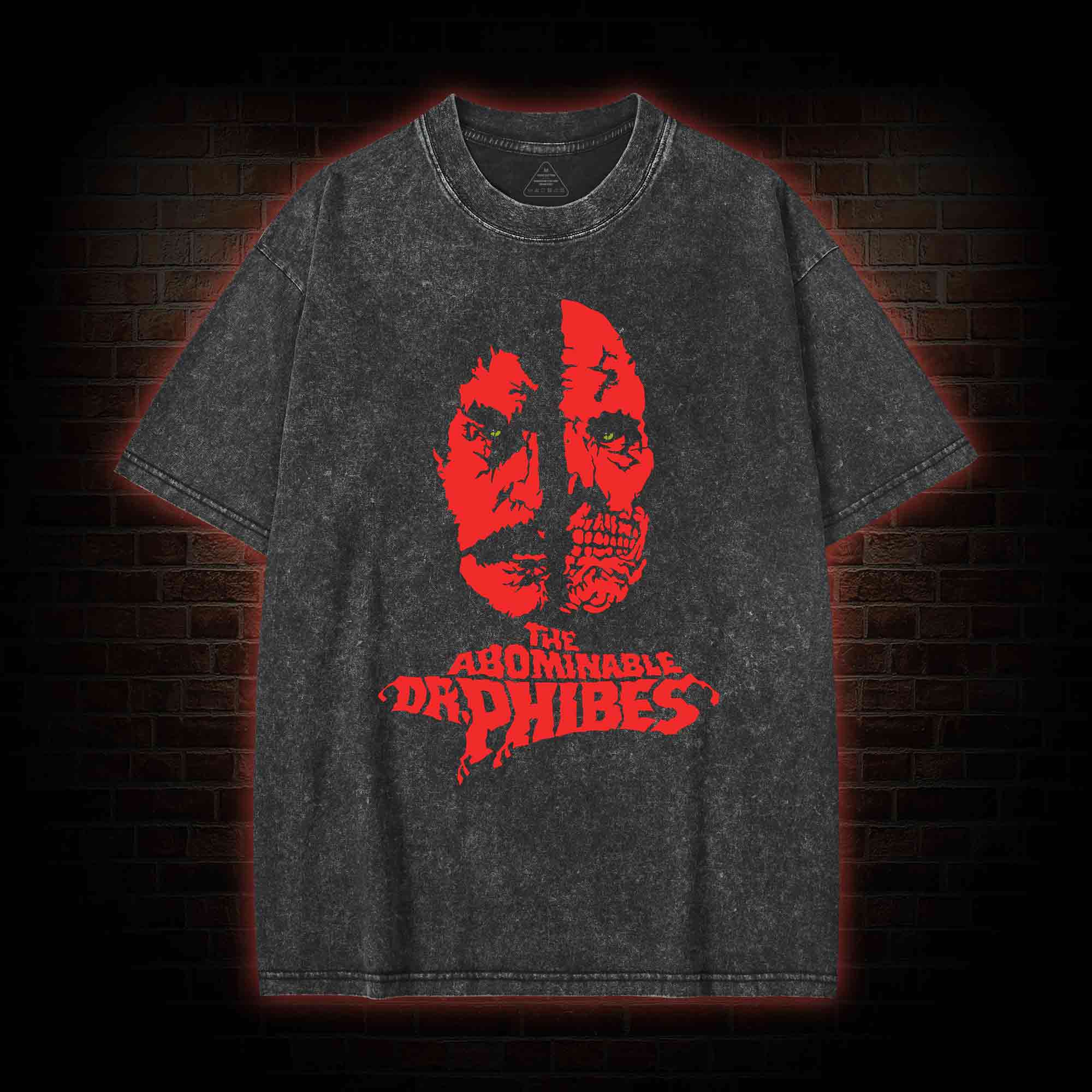 Vincent Price Dr Phibes Washed T-shirt