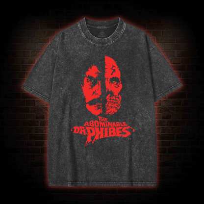 Vincent Price Dr Phibes Washed T-shirt