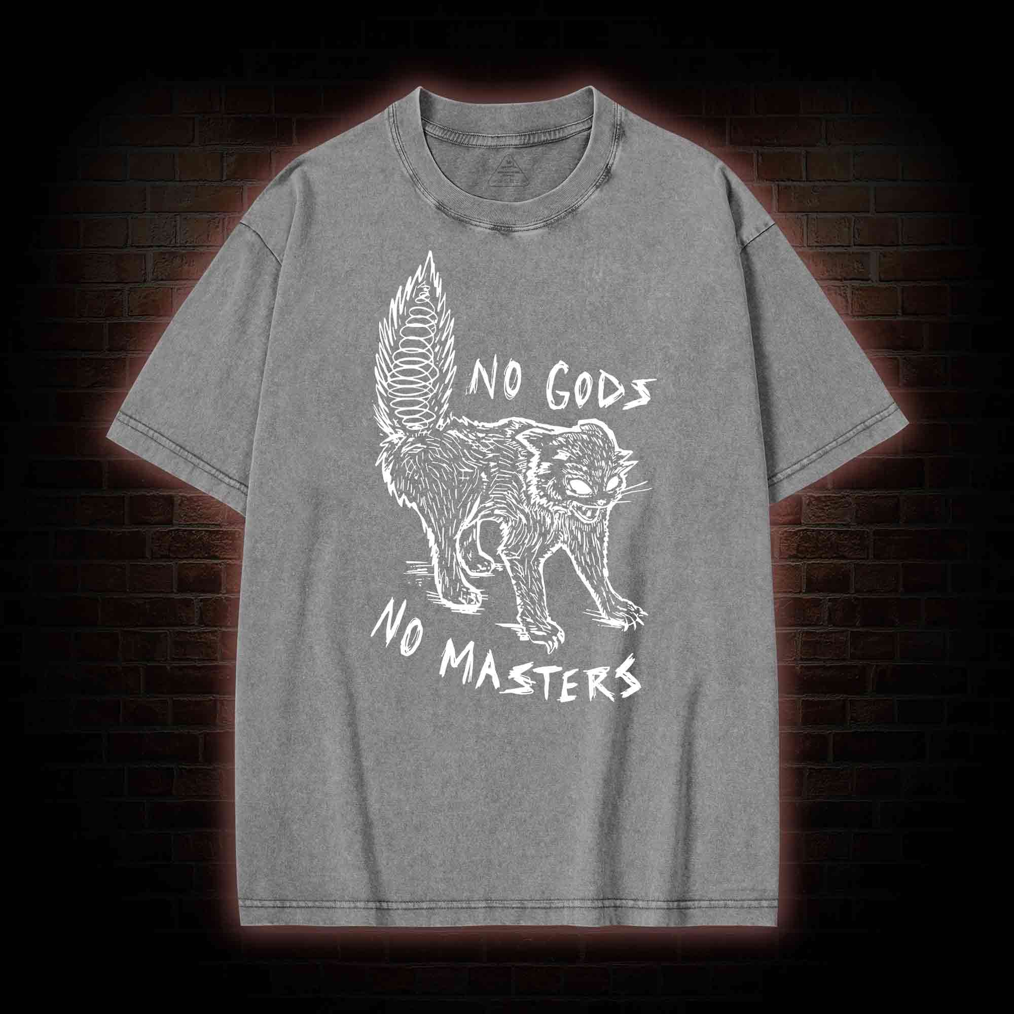 No Gods No Masters Washed T-shirt