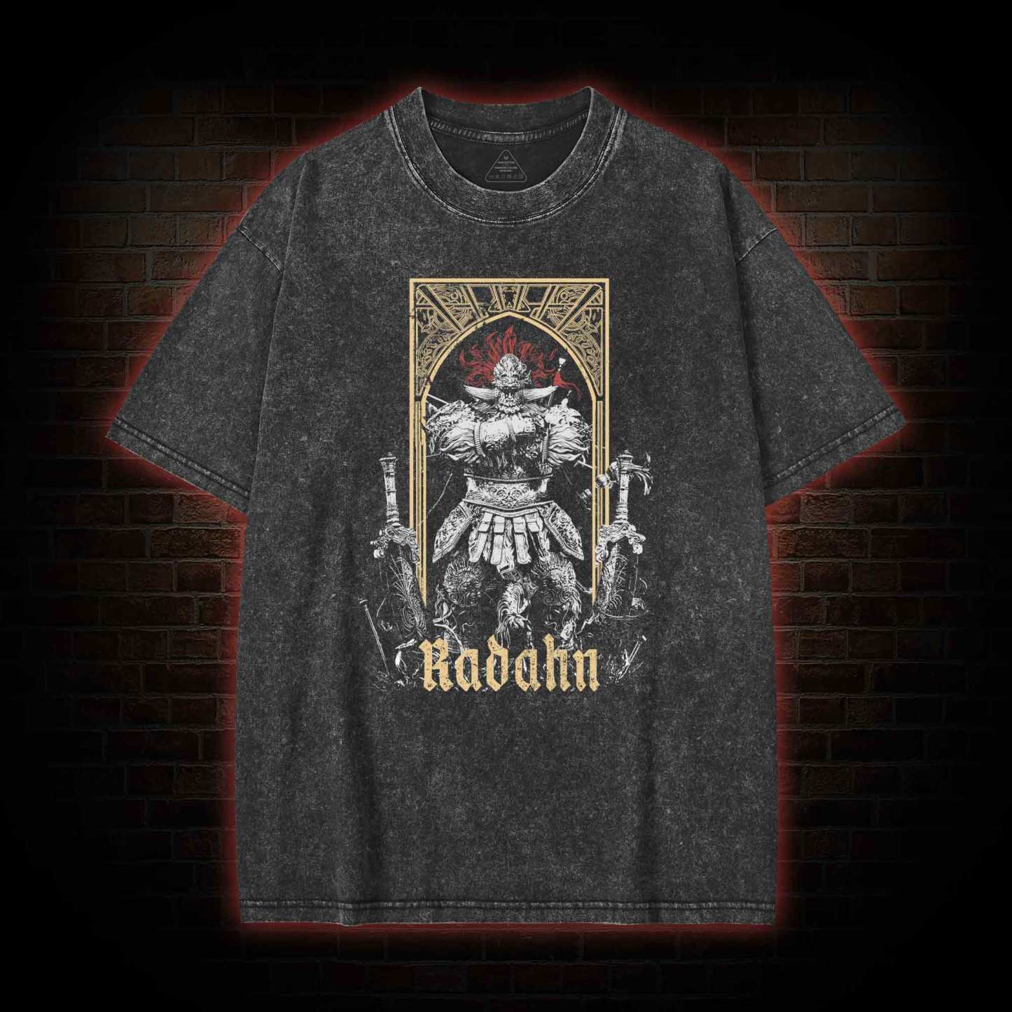 The Lord of the Battlefield's Lion Washed T-shirt