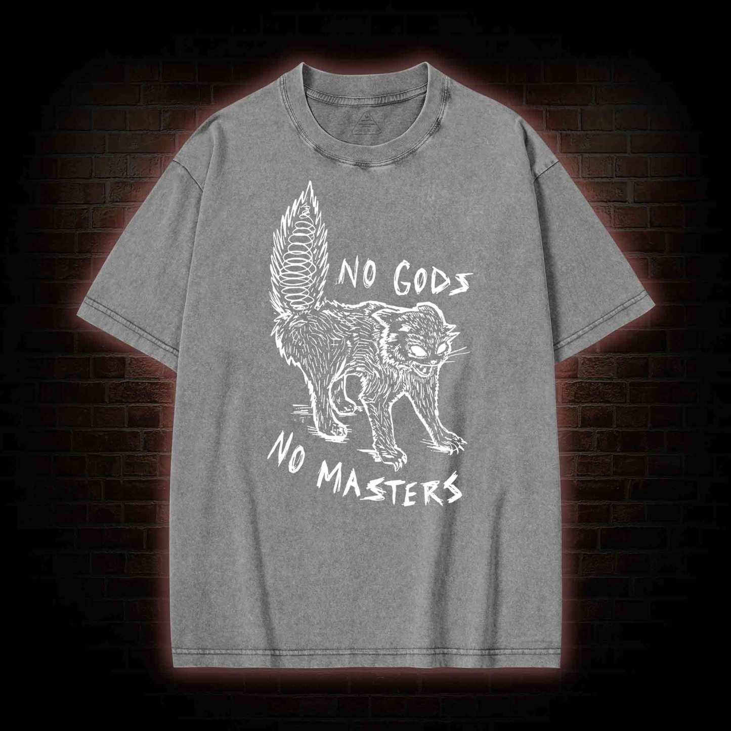 No Gods No Masters Washed T-shirt