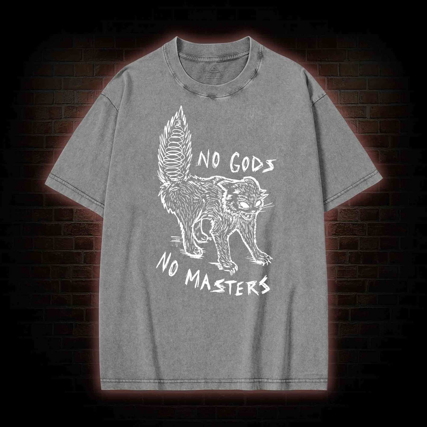 No Gods No Masters Washed T-shirt