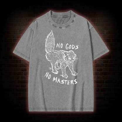 No Gods No Masters Washed T-shirt