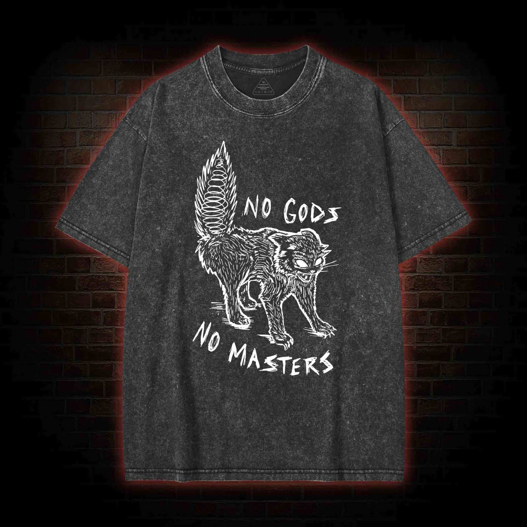 No Gods No Masters Washed T-shirt
