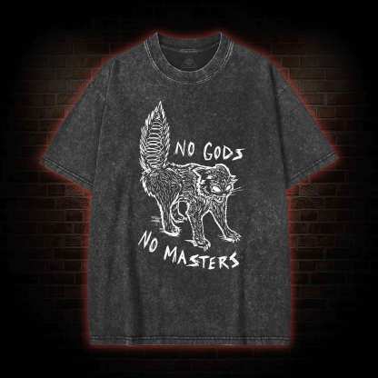 No Gods No Masters Washed T-shirt