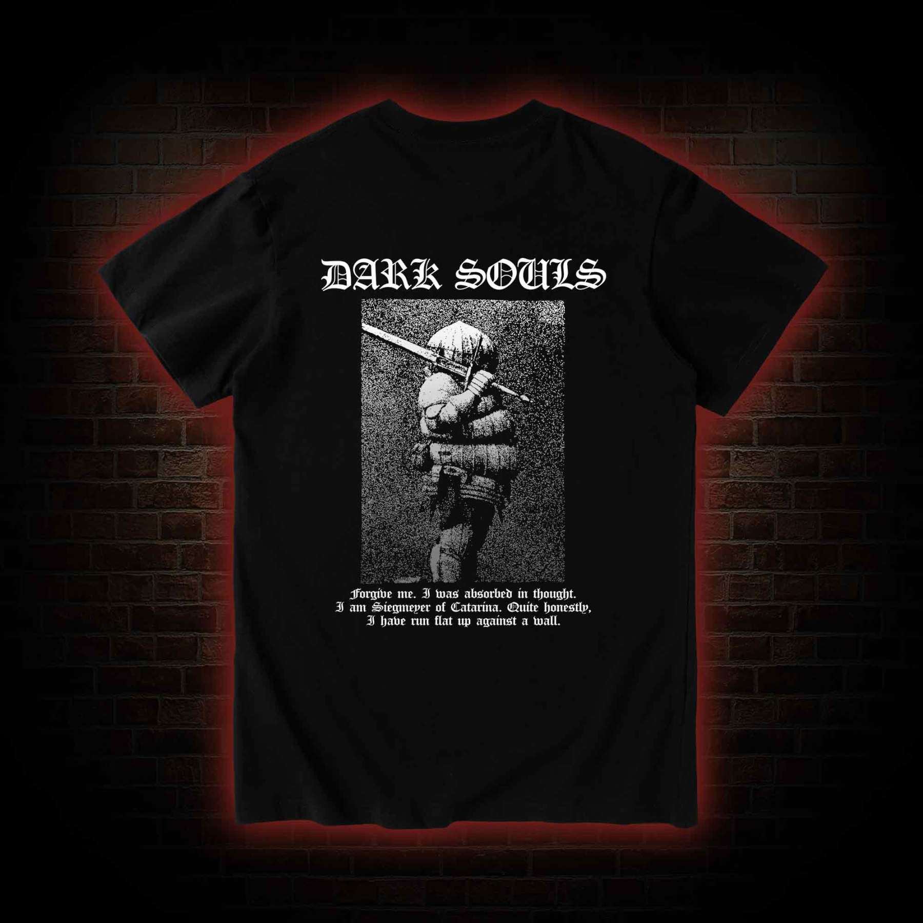 Onion Knight Back Print T-Shirt