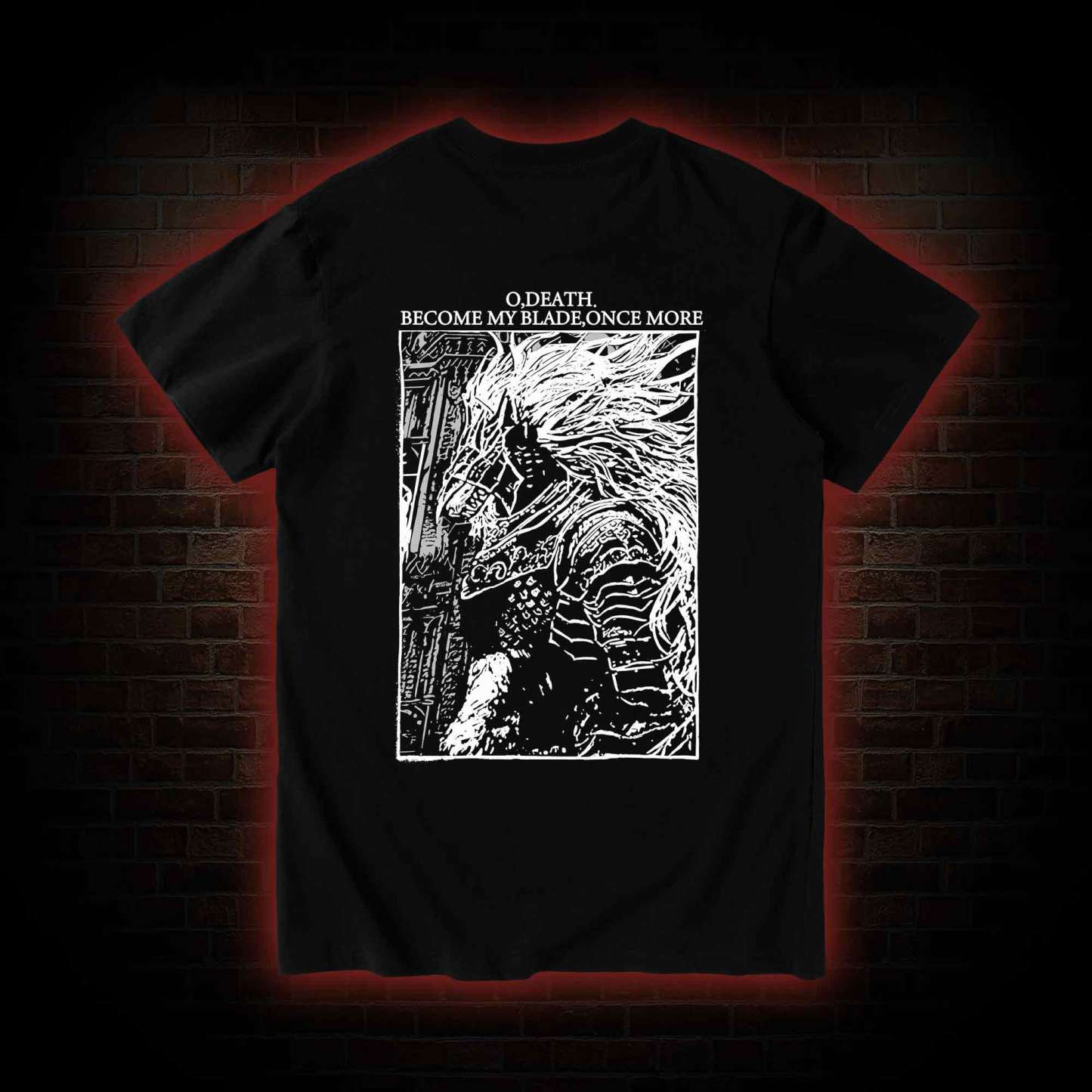 The Black Blade Back Print T-Shirt