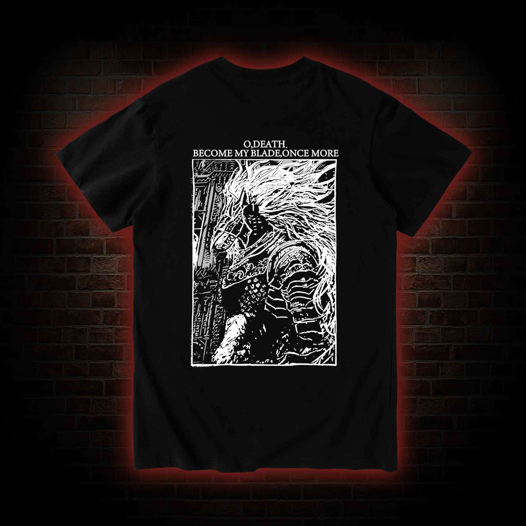 The Black Blade Back Print T-Shirt