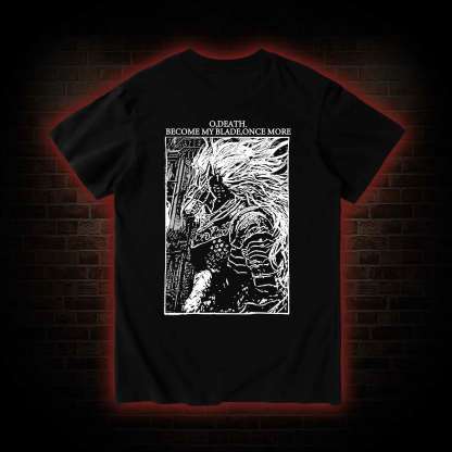 The Black Blade Back Print T-Shirt