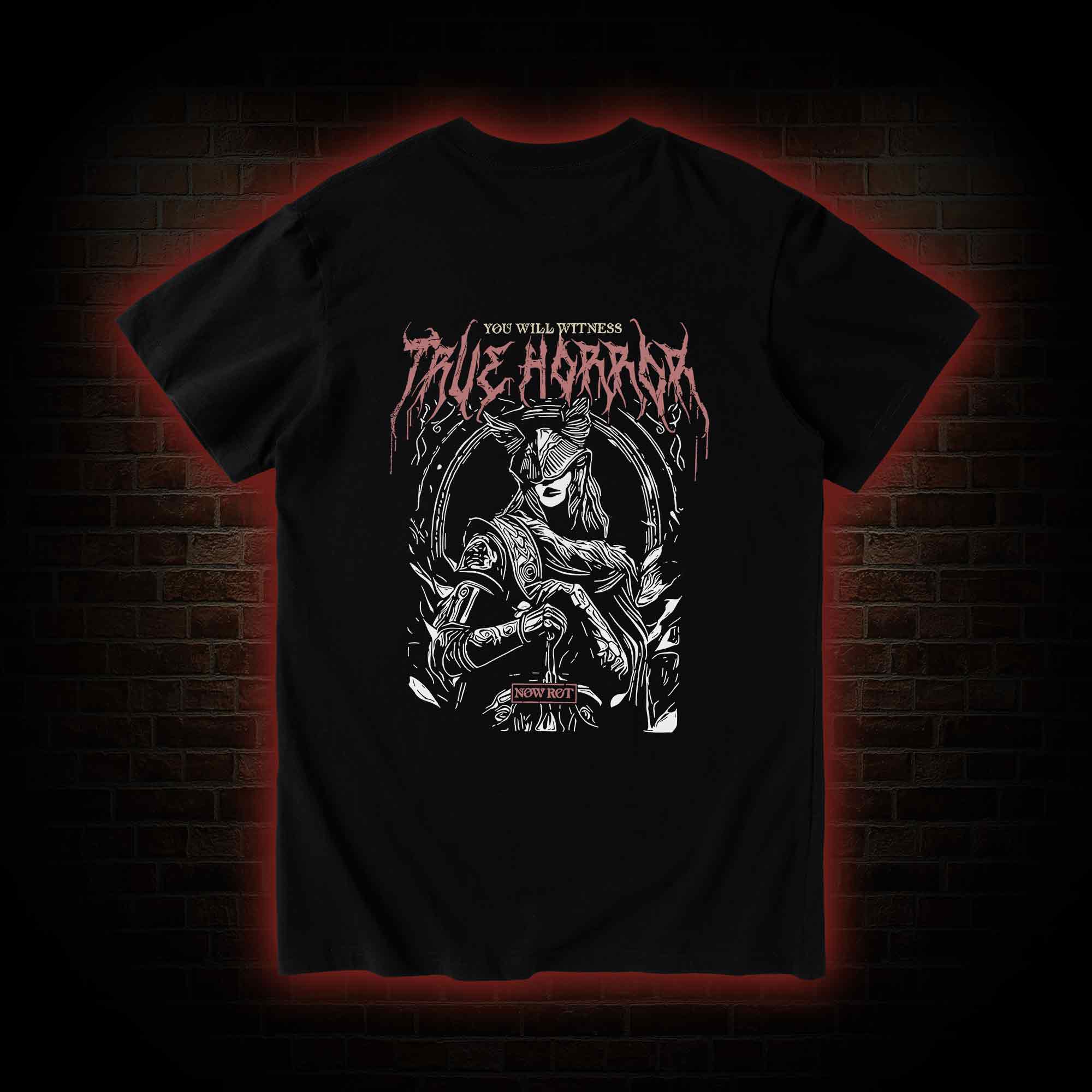 True Horror Back Print T-Shirt