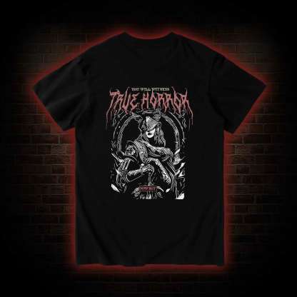 True Horror Back Print T-Shirt
