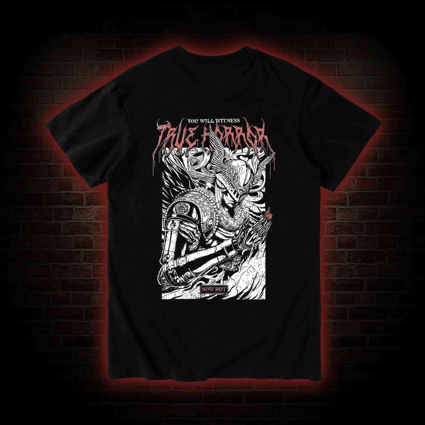 You Will Witness True Horror Back Print T-Shirt