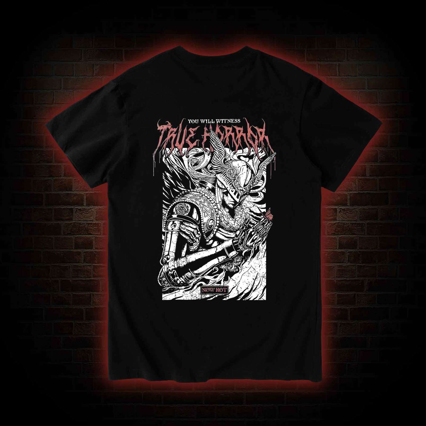 You Will Witness True Horror Back Print T-Shirt