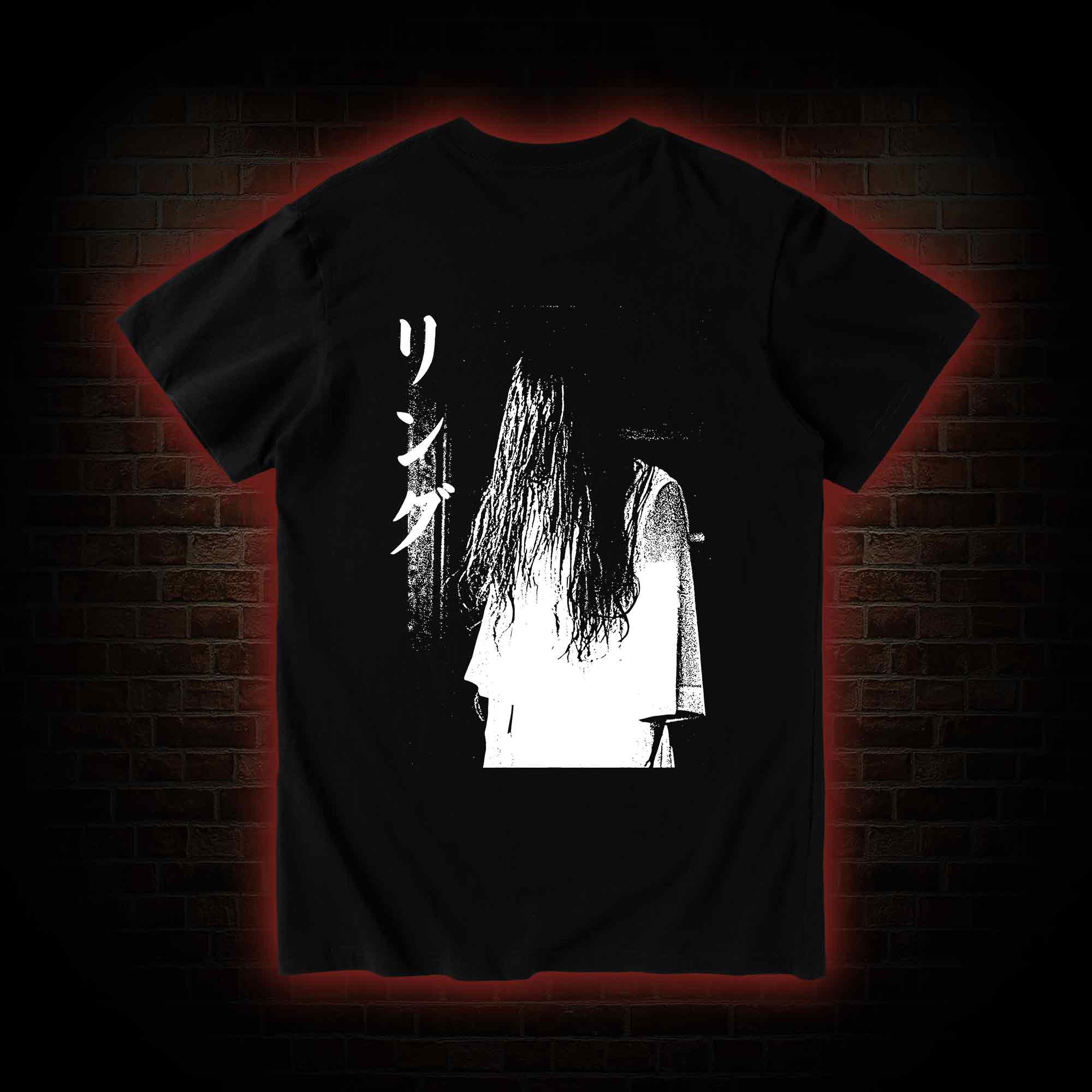 Vintage Ghost Back Print T-Shirt