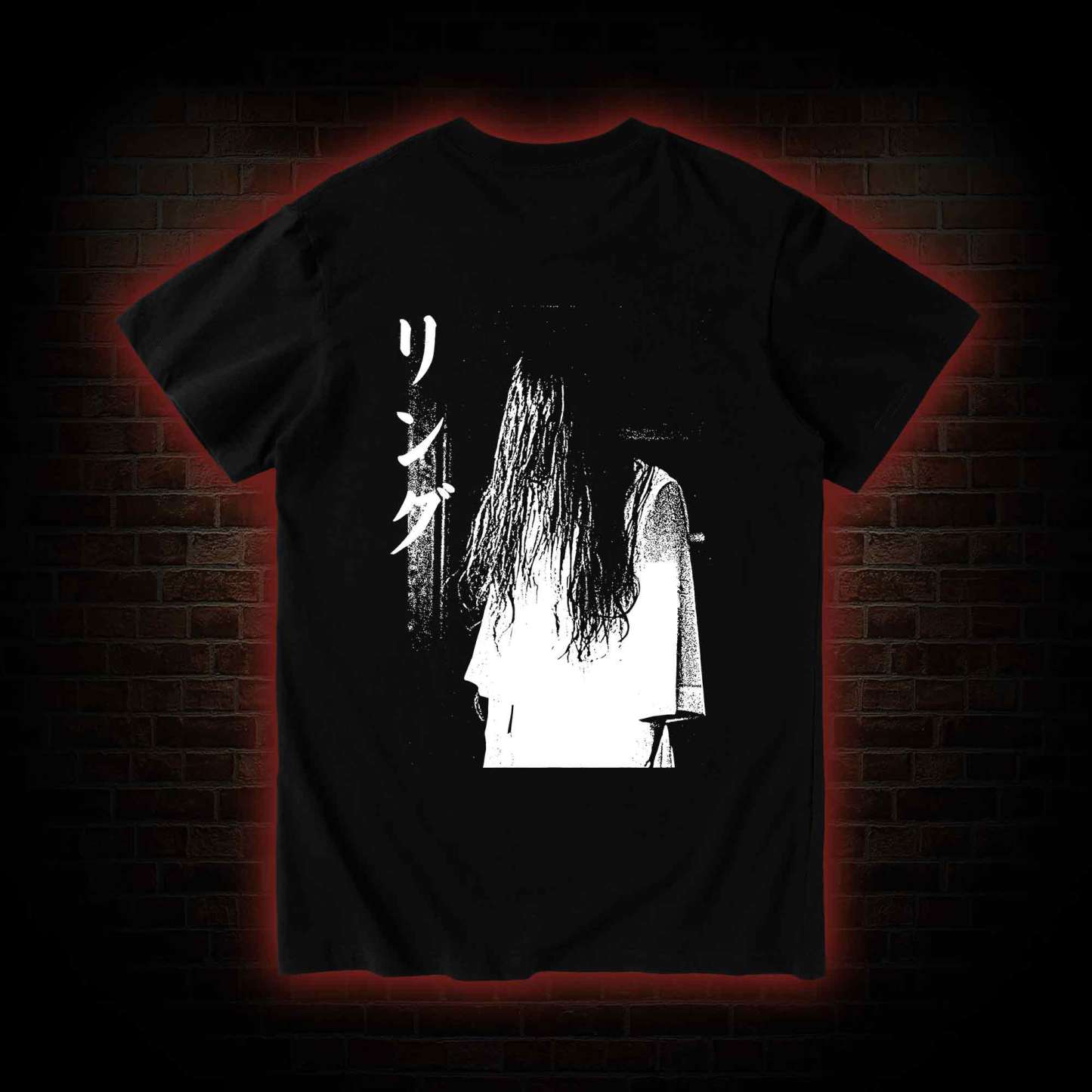 Vintage Ghost Back Print T-Shirt