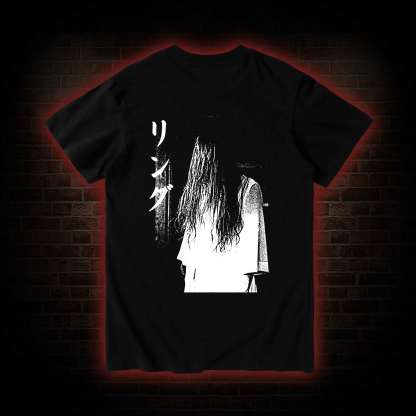 Vintage Ghost Back Print T-Shirt