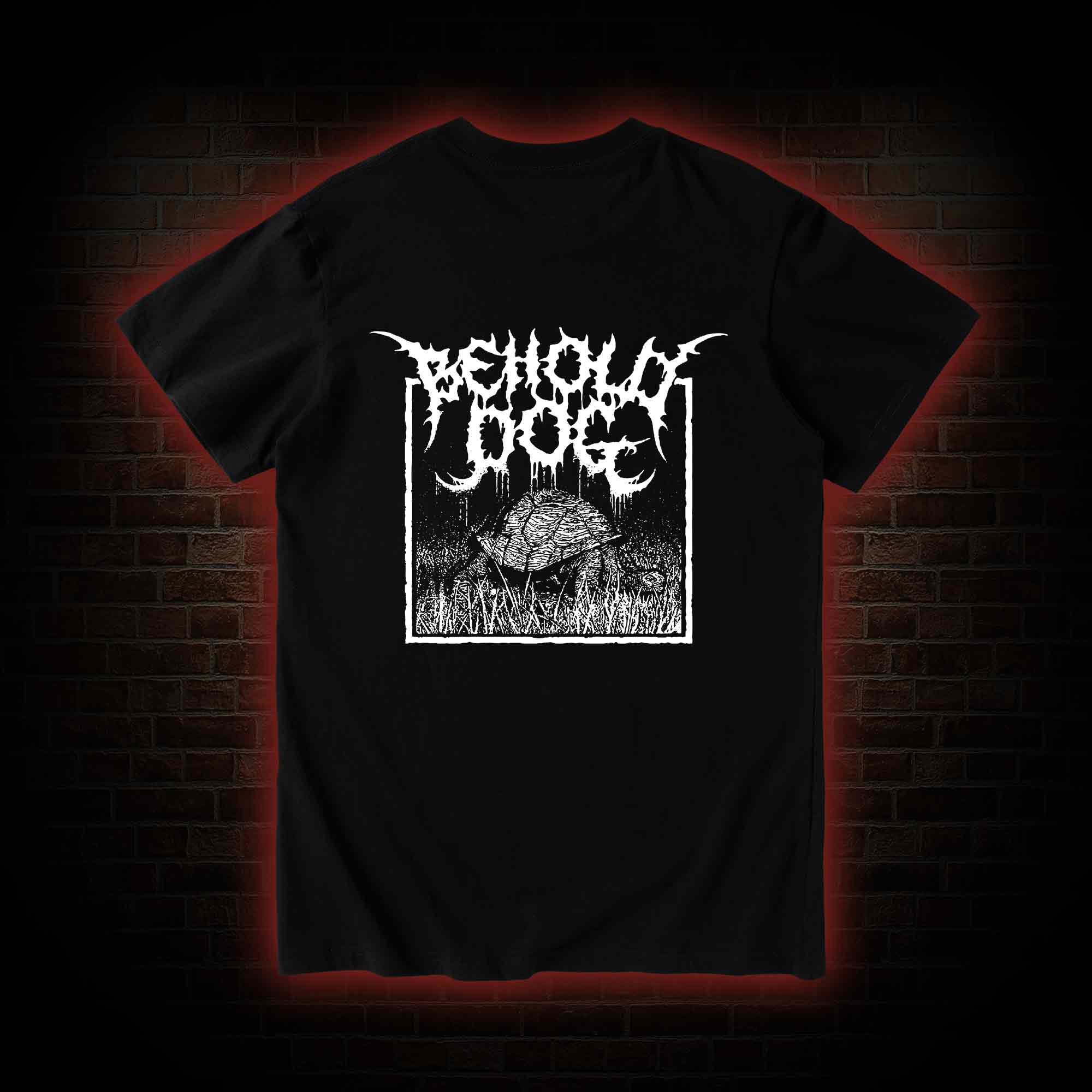 Behold Dog Back Print T-Shirt