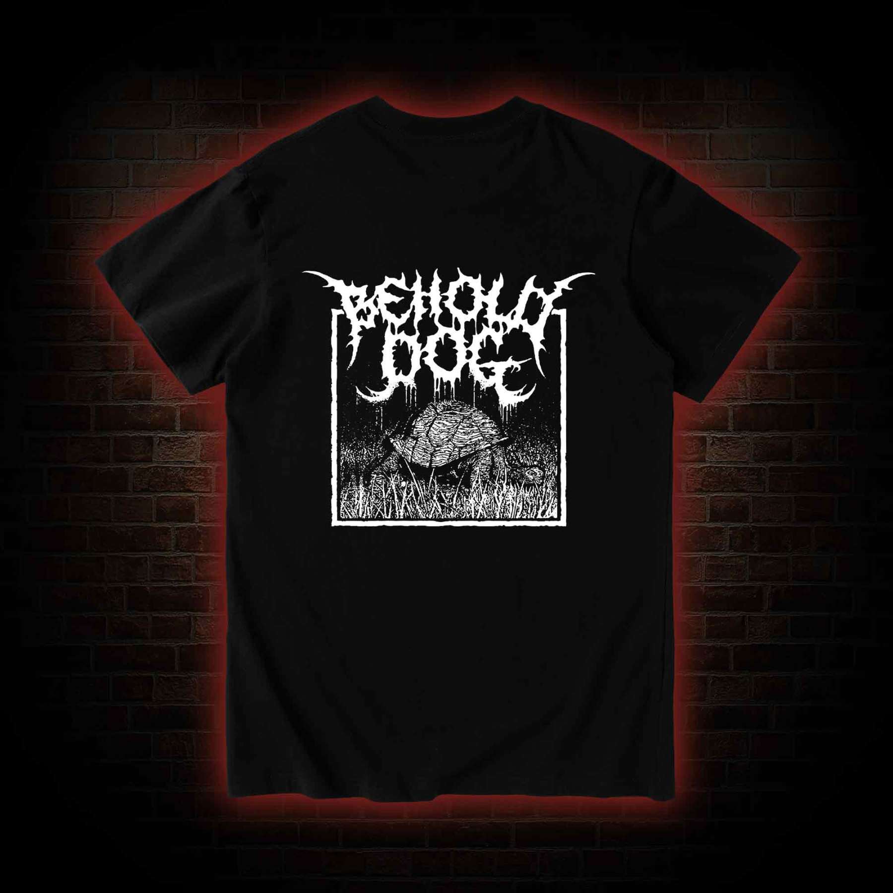 Behold Dog Back Print T-Shirt