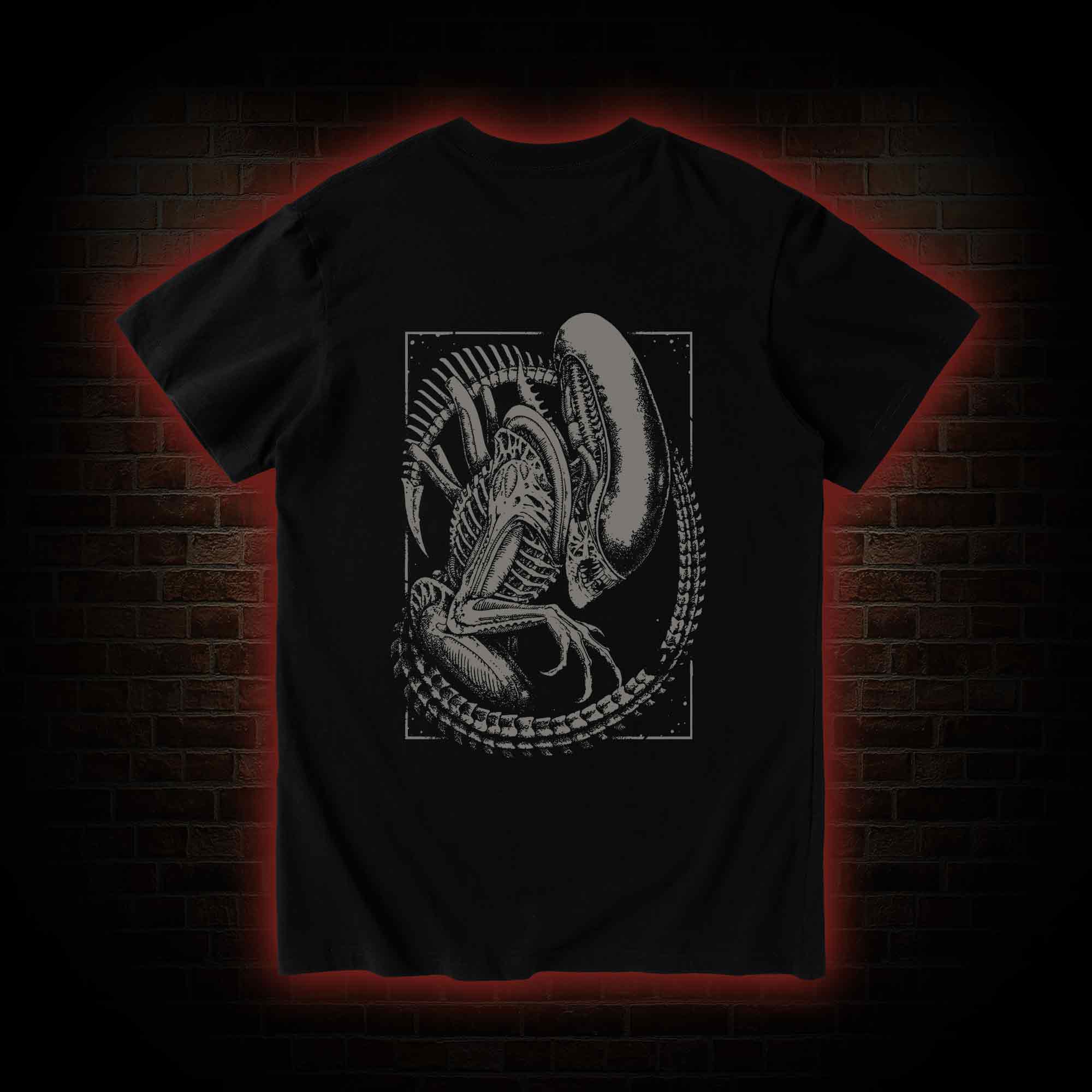 Alien Vintage Back Print T-Shirt