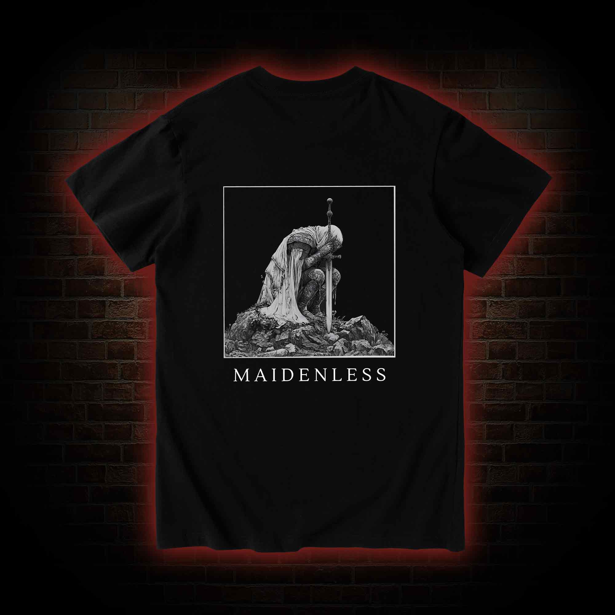 Maidenless Back Print T-Shirt