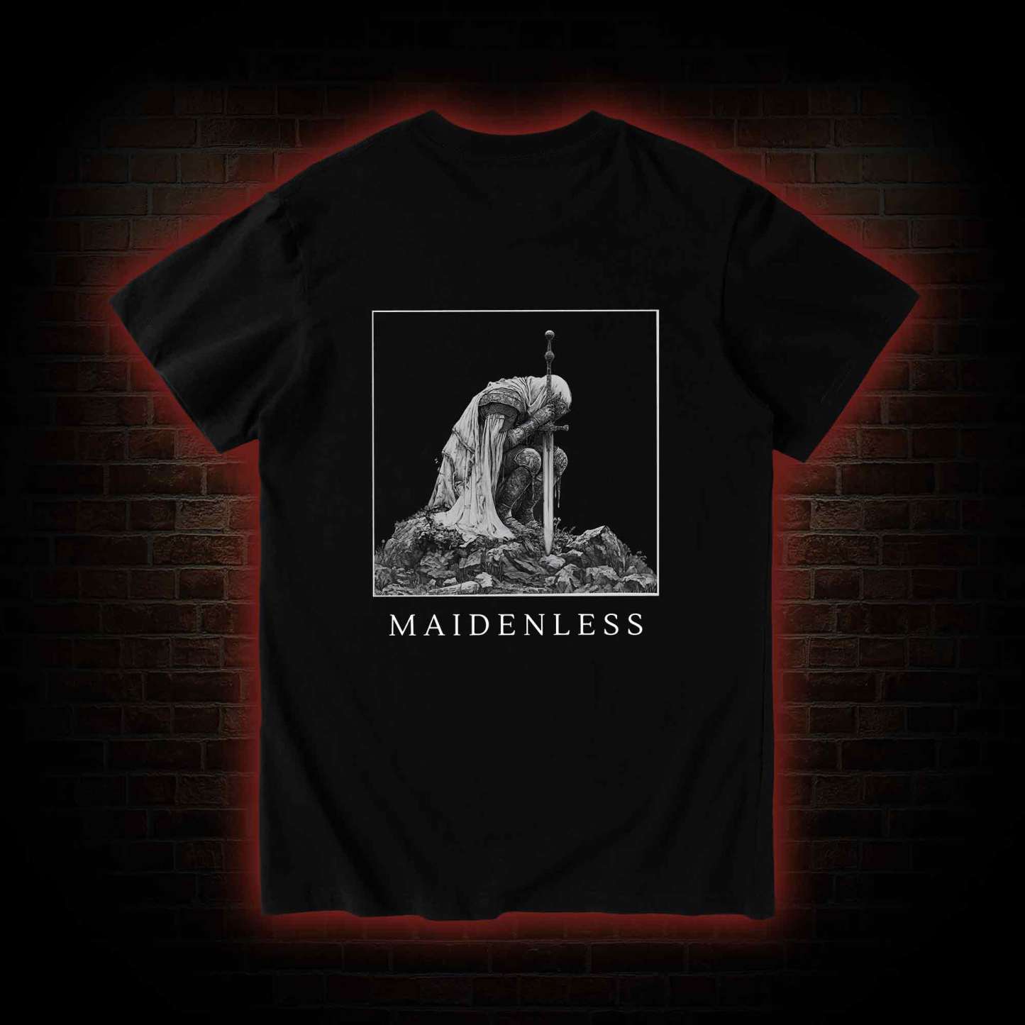 Maidenless Back Print T-Shirt