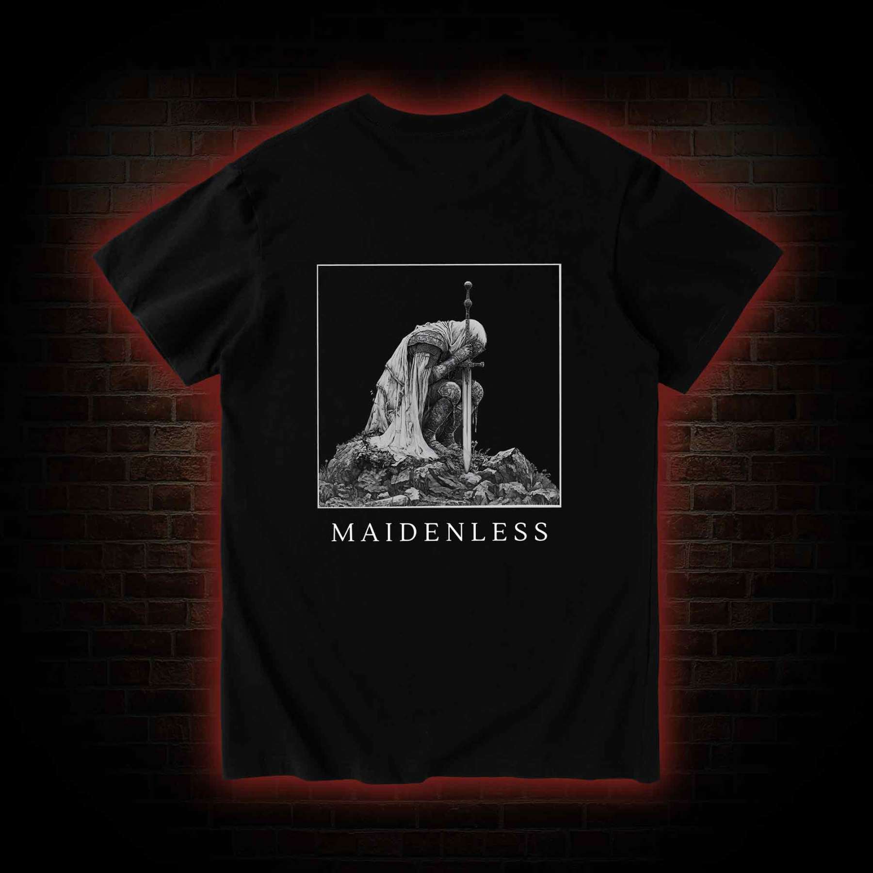 Maidenless Back Print T-Shirt