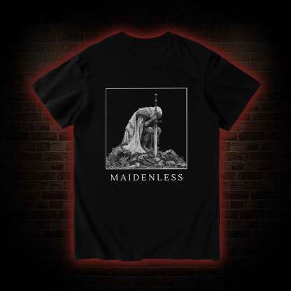 Maidenless Back Print T-Shirt