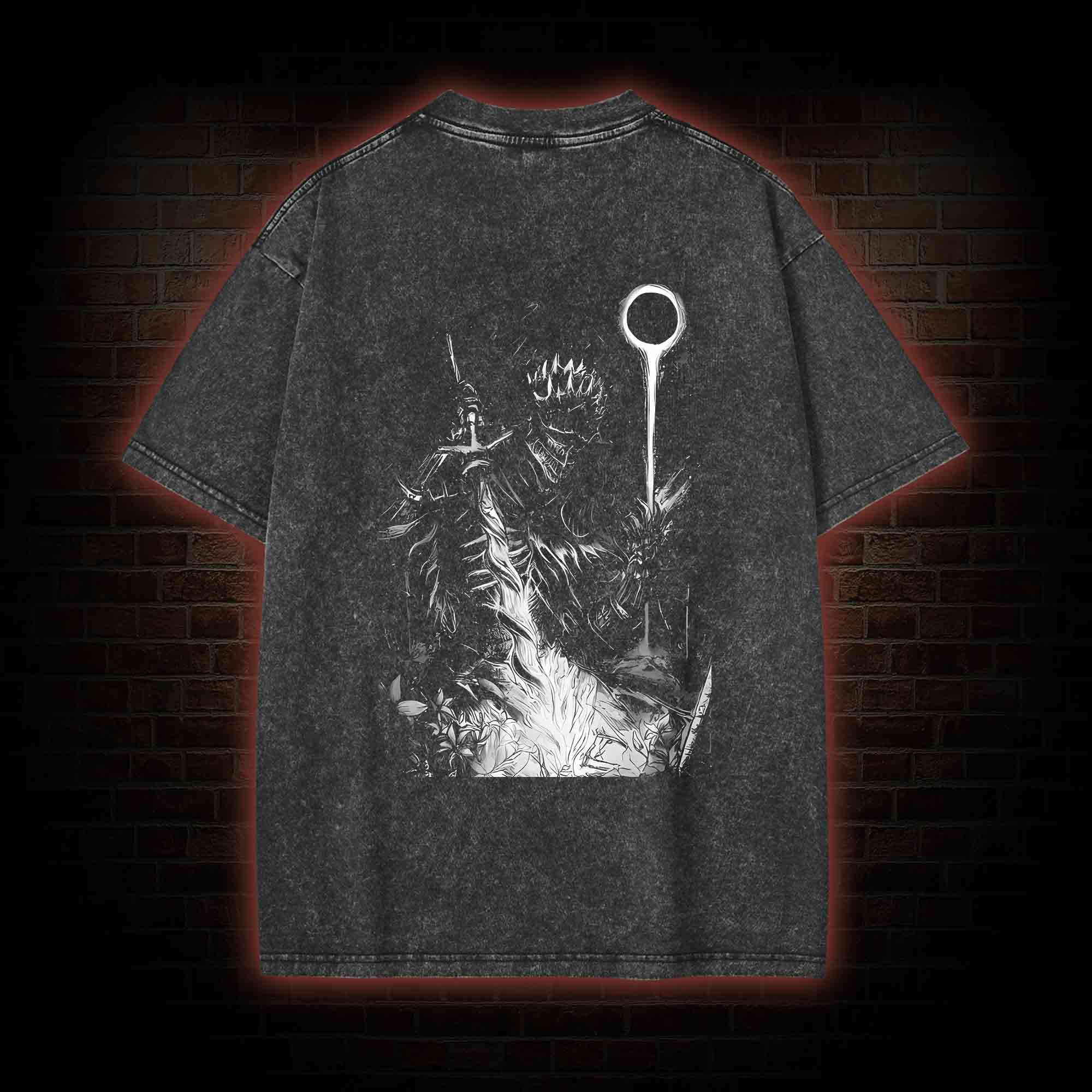 The Final One Back Print Washed T-shirt