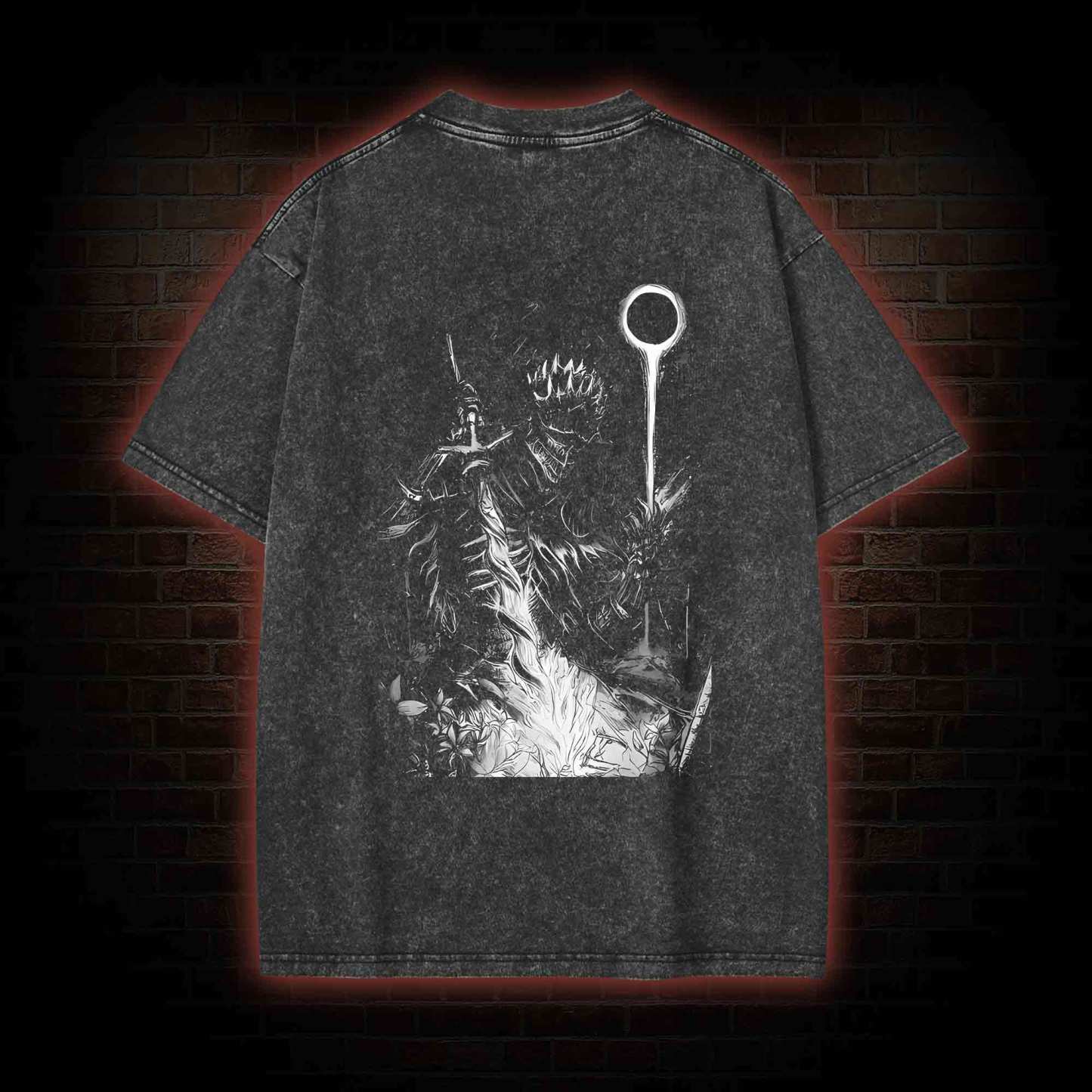 The Final One Back Print Washed T-shirt