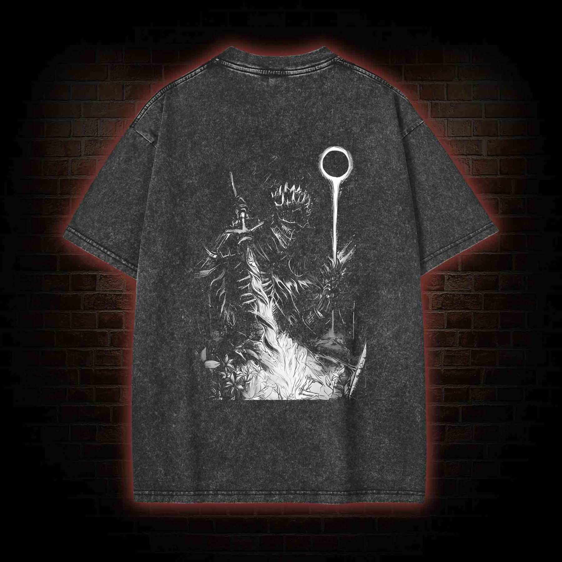 The Final One Back Print Washed T-shirt