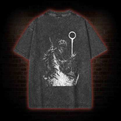 The Final One Back Print Washed T-shirt