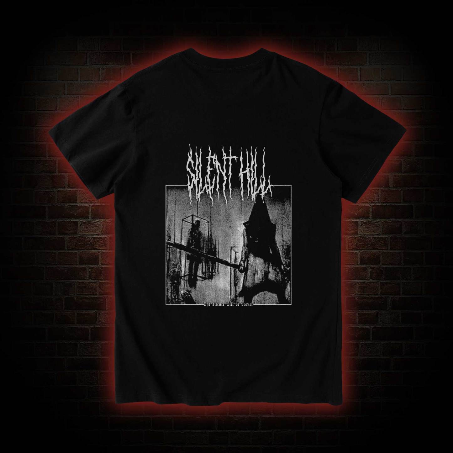 Pyramid Head Back Print T-Shirt