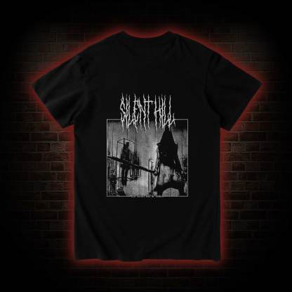 Pyramid Head Back Print T-Shirt