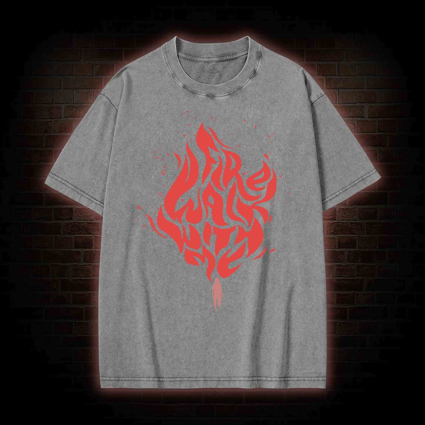 Fire Walk With Me Washed T-shirt