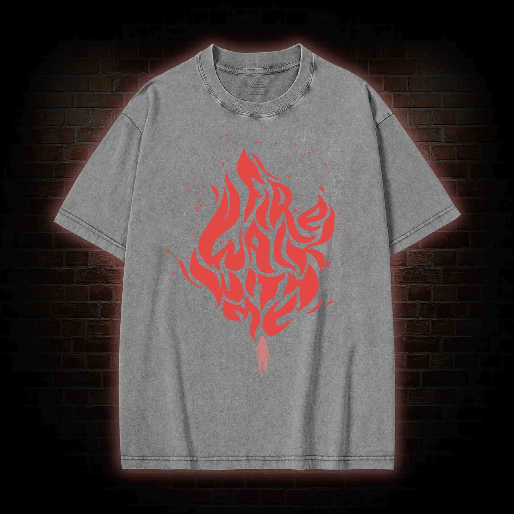 Fire Walk With Me Washed T-shirt