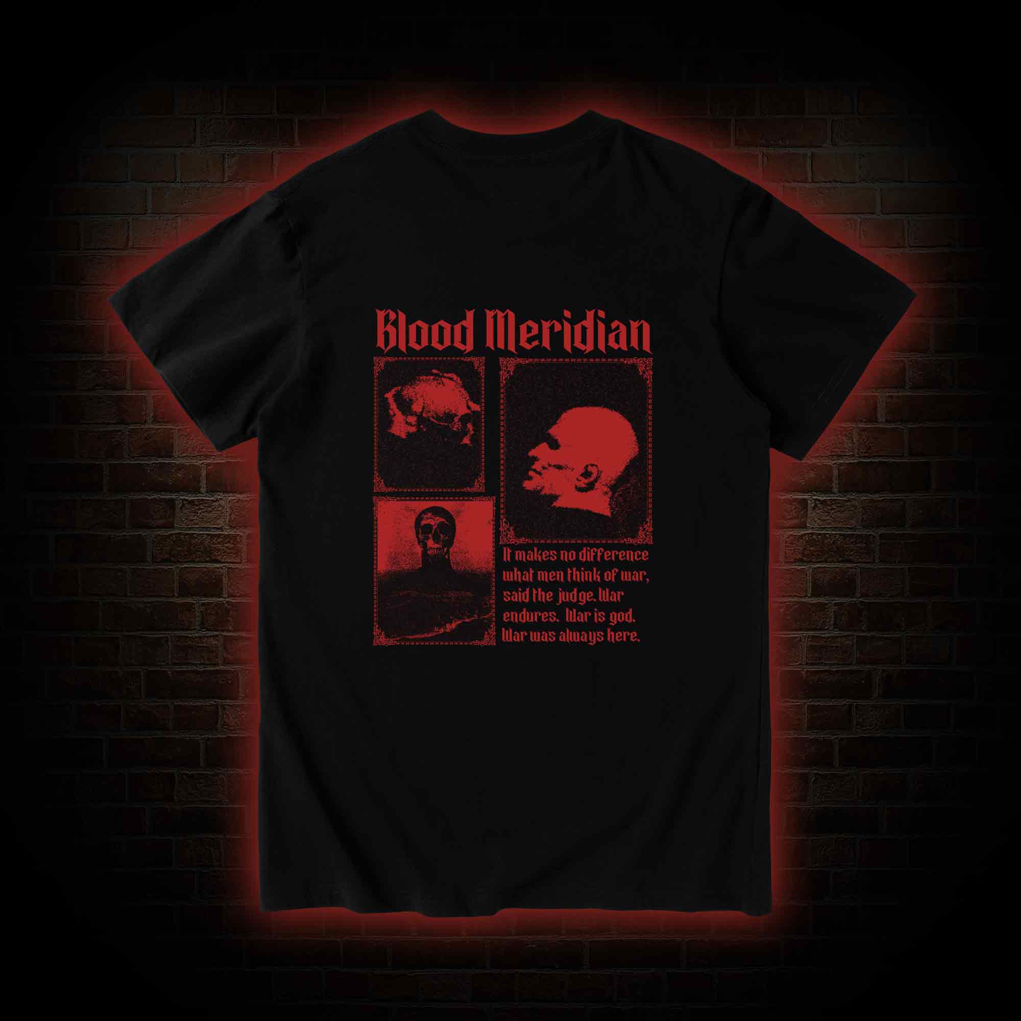 Blood Meridian Vintage Back Print T-Shirt