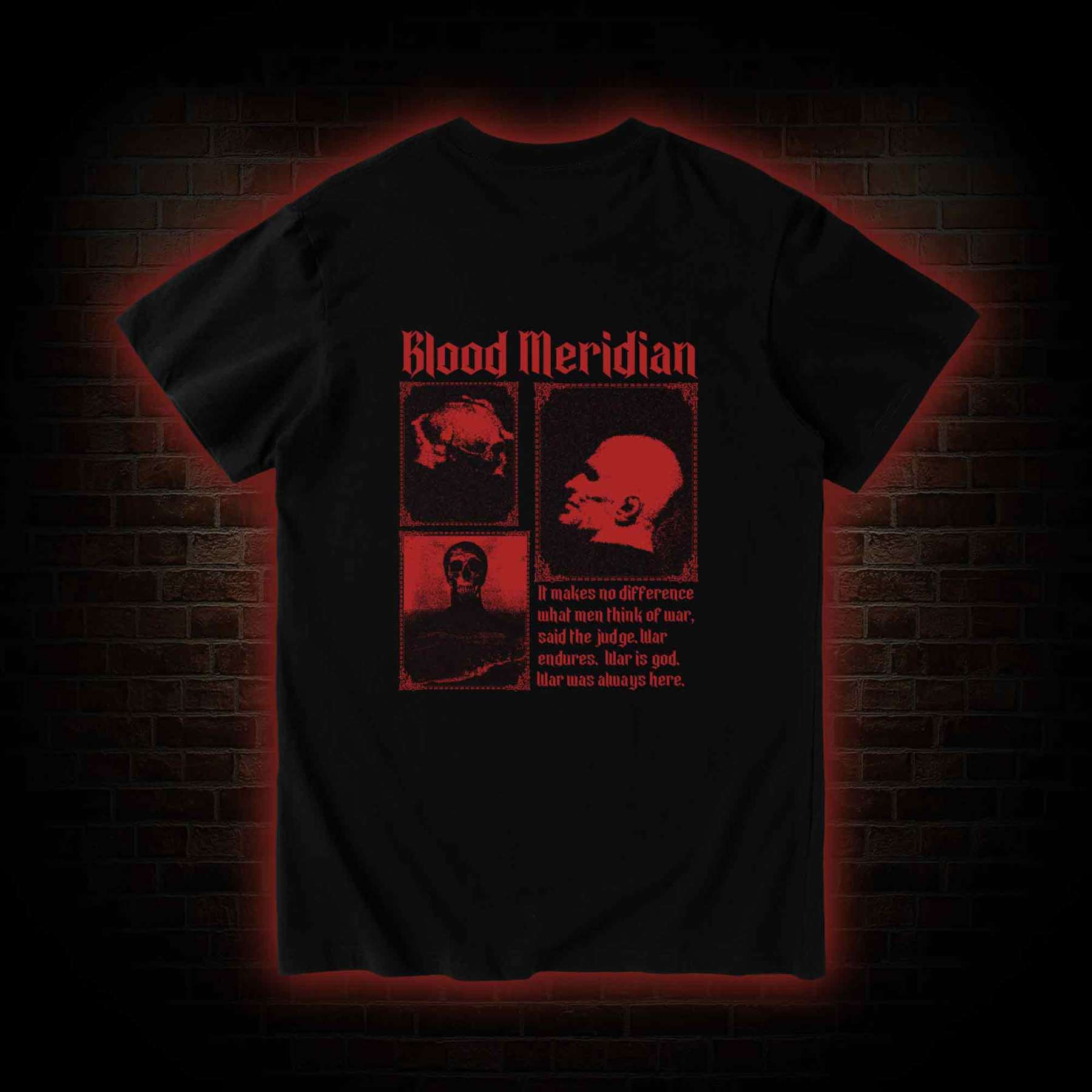 Blood Meridian Vintage Back Print T-Shirt