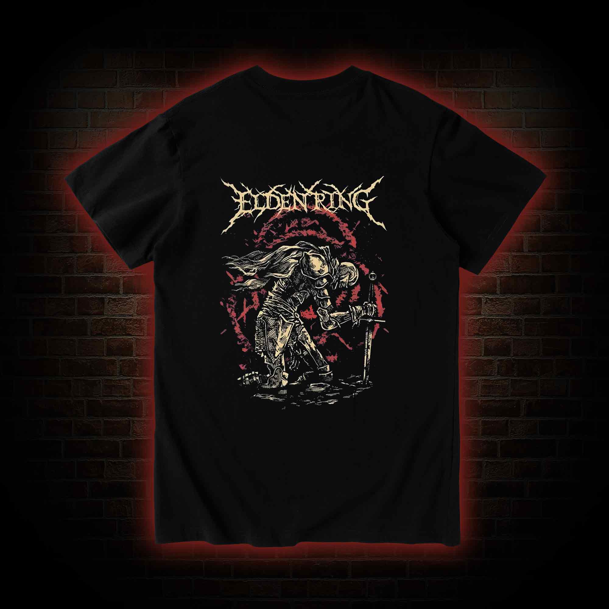 Golden Order Back Back Print T-Shirt