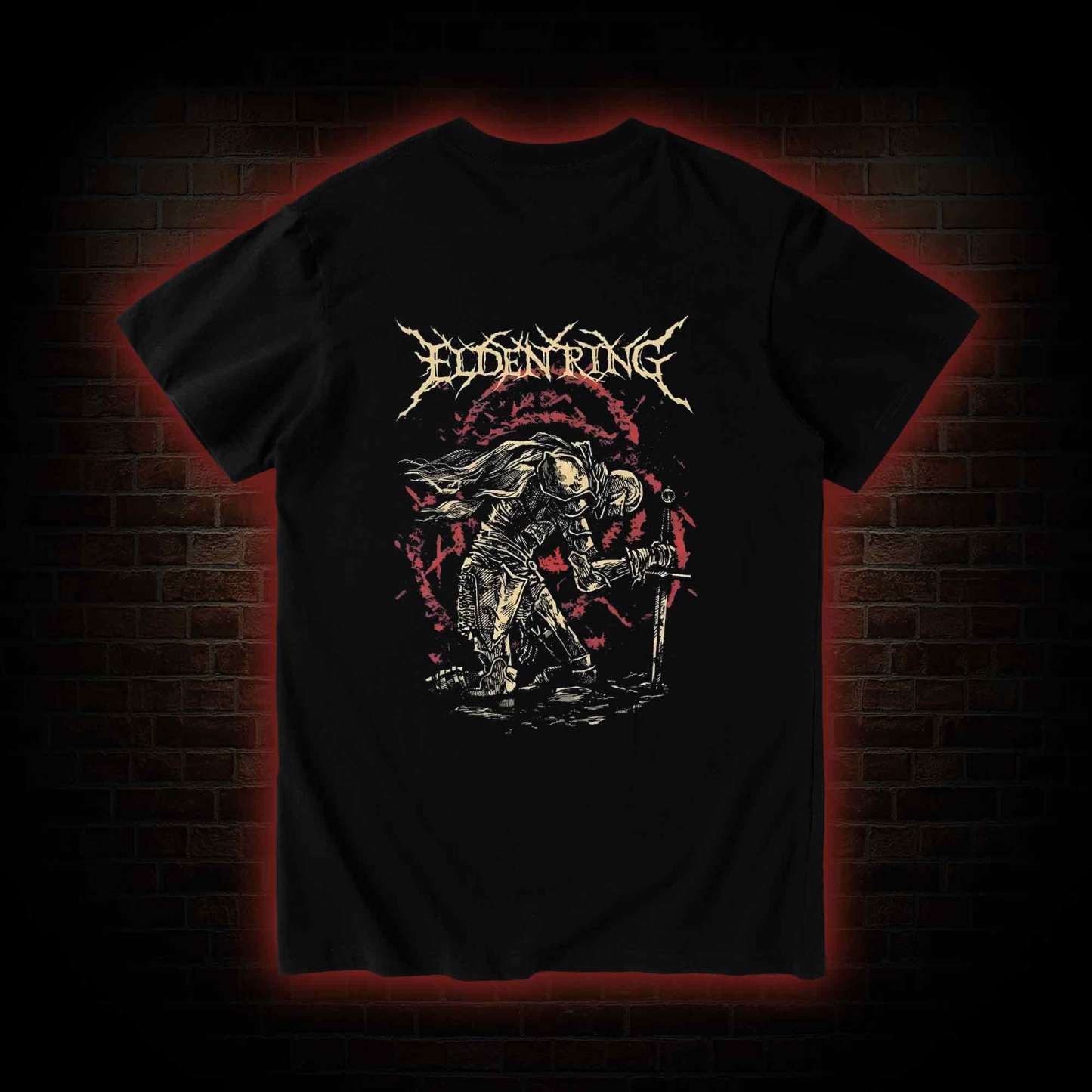 Golden Order Back Back Print T-Shirt