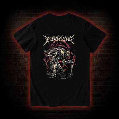 Golden Order Back Back Print T-Shirt