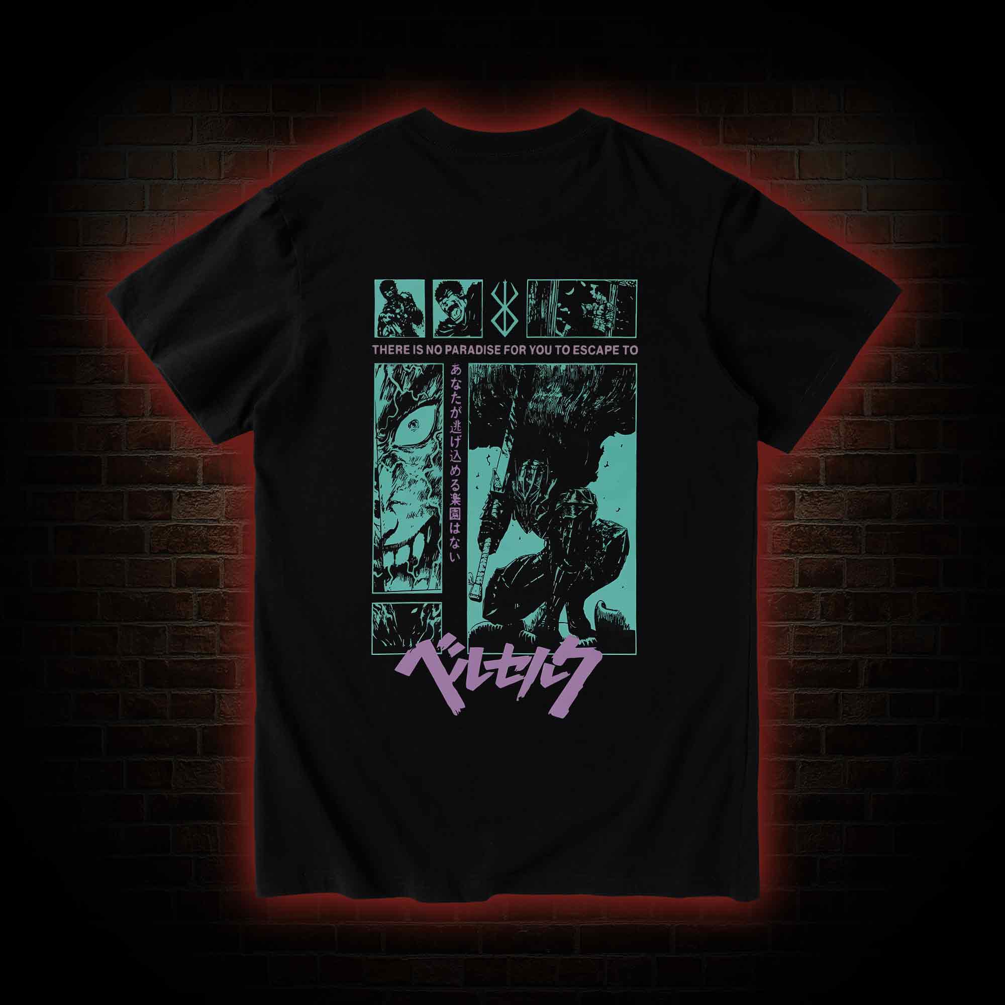 Struggler's Arm Back Print T-Shirt