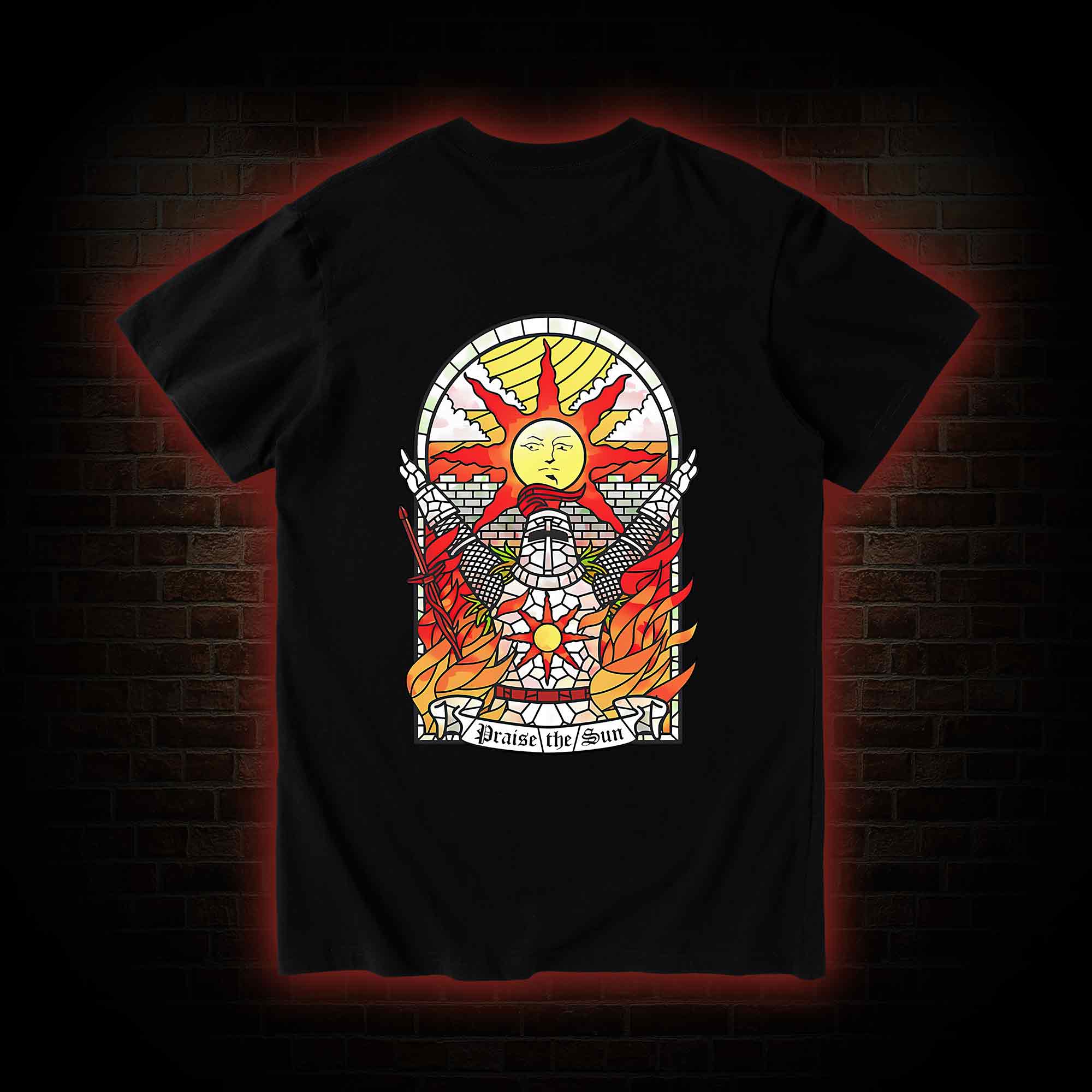 Praise the Sun Back Print T-Shirt