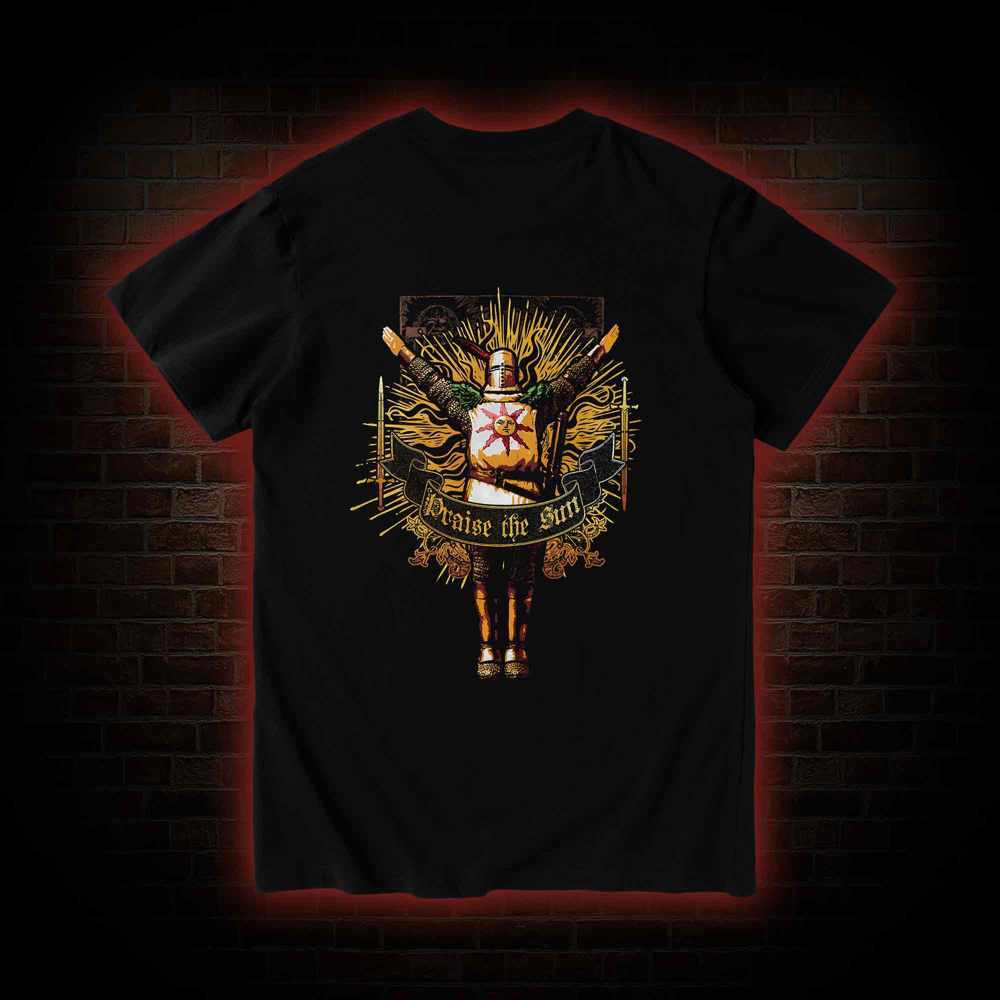 Praise the Sun Back Print T-Shirt