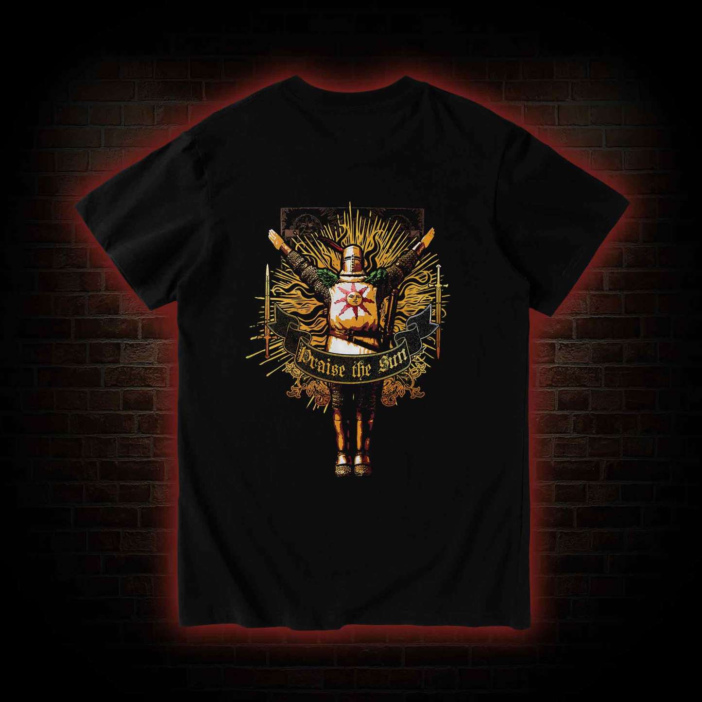 Praise the Sun Back Print T-Shirt