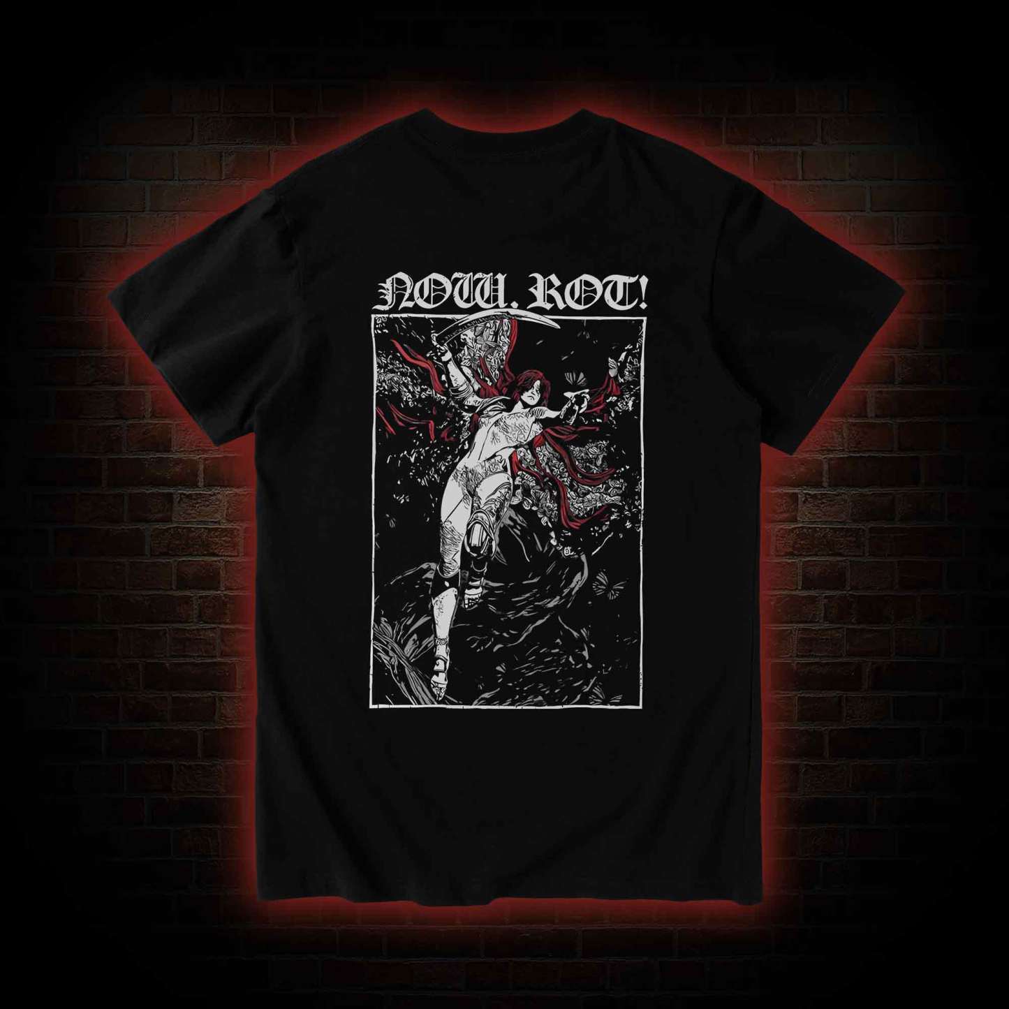 Now Rot Back Print T-Shirt